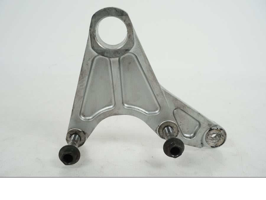 Snett uppifrån på Bromsoksfäste från en Yamaha XJR 1300 -2002 motorcykel.