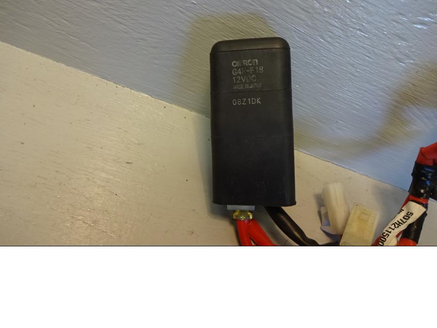 Framsidan på Startrelä från en Yamaha YZF-R 125 -2012 motorcykel.