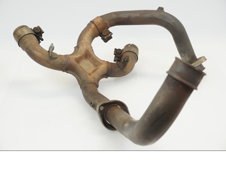 Vänster sida på Grenrör från en Ducati Monster 620 -2004 motorcykel.