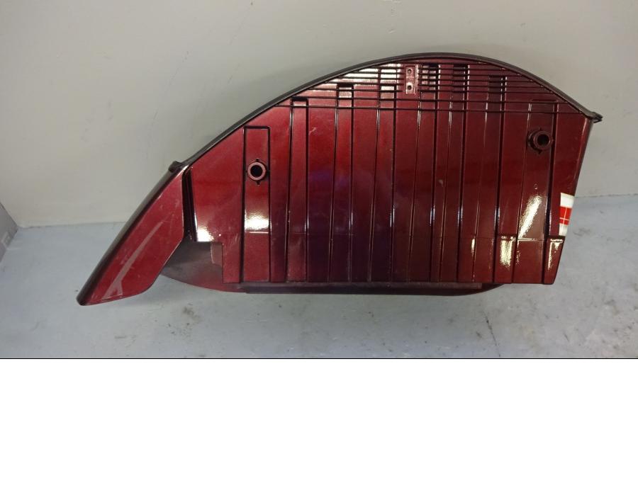 Baksidan på Sidoväska från en Victory Cross Country -2015 motorcykel.