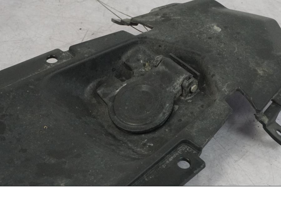 Snett uppifrån på Undertail från en Yamaha MT-09 SP -2018 motorcykel.