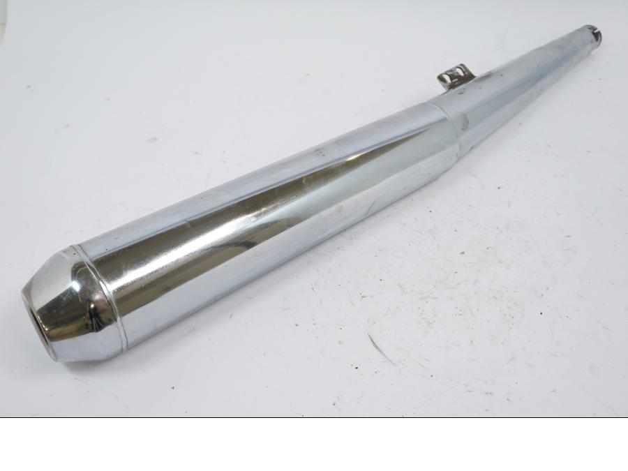 Baksidan på Ljuddämpare från en BMW R 60 -1971 motorcykel.