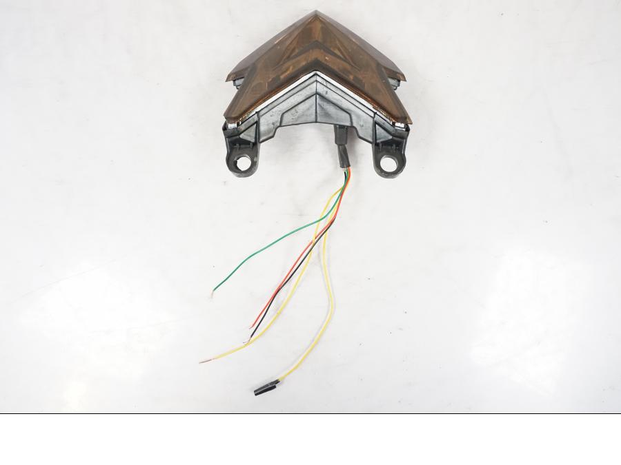 Framsidan på Baklampa från en Kawasaki ZX-6R -2011 motorcykel.