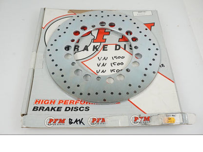 Baksidan på Bromsskiva från en Kawasaki VN 1500 -1995 motorcykel.