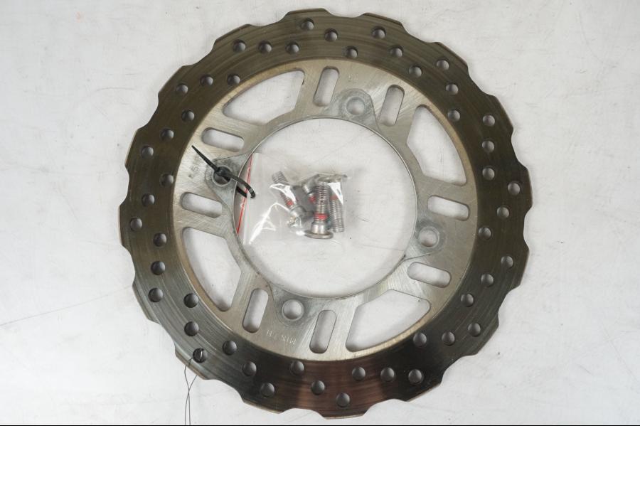 Framsidan på Bromsskiva från en Kawasaki Z 900 -2019 motorcykel.