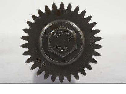 Snett uppifrån på Kamaxel från en BMW R 1200 GS -2018 motorcykel.