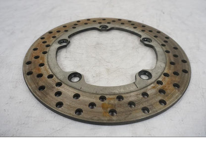 Vänster sida på Bromsskiva från en Yamaha MT-09 -2020 motorcykel.