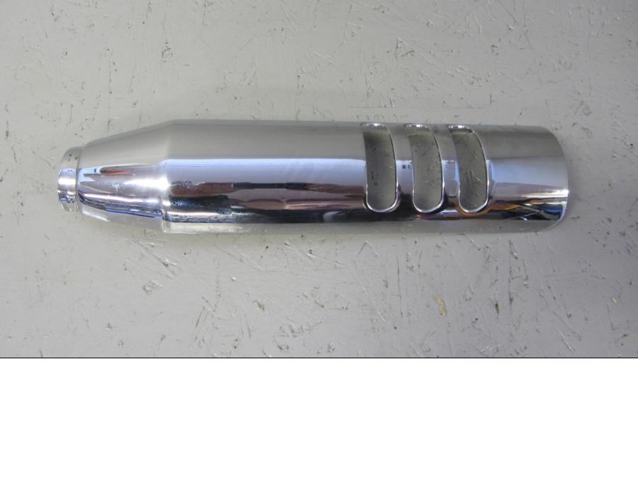 Baksidan på Värmeskydd från en H-D Sportster 1200 XL1200C -2017 motorcykel.