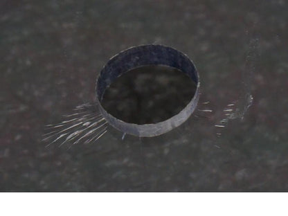 Snett nerifrån på Vindruta från en BMW K 1600 GTL -2016 motorcykel.