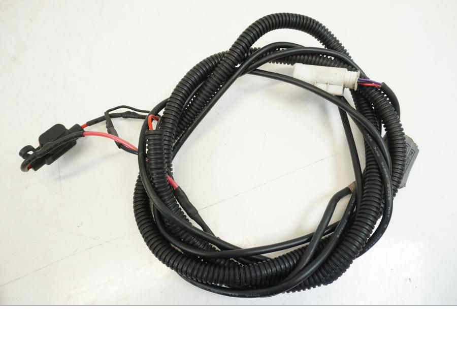 Snett uppifrån på Radio från en BMW K 1200 LT -2004 motorcykel.