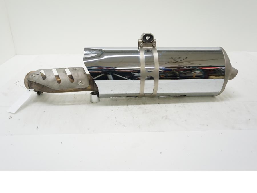 Baksidan på Ljuddämpare från en BMW R 1200 GSA -2011 motorcykel.