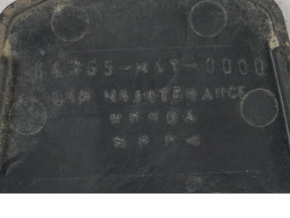 Snett uppifrån på Plast från en Honda CBR 1100 XX -1999 motorcykel.