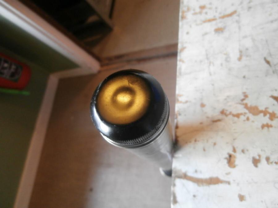 Snett uppifrån på Gaffelben från en Honda VF 750 S -1982 motorcykel.