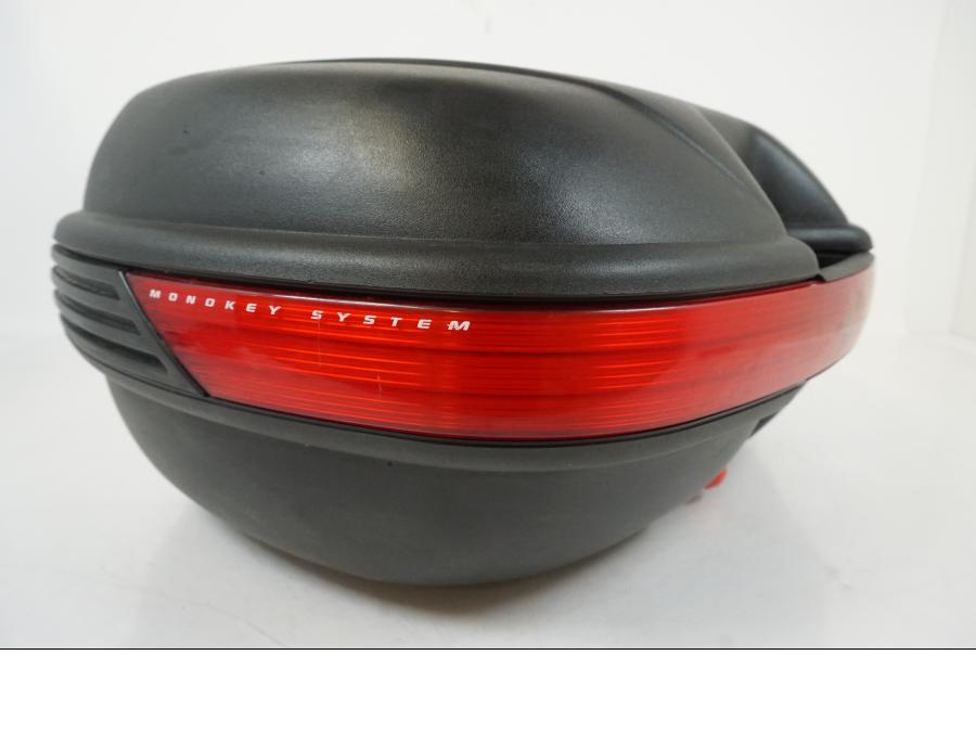 Snett uppifrån på Topbox från en Universal Universal -1990 motorcykel.