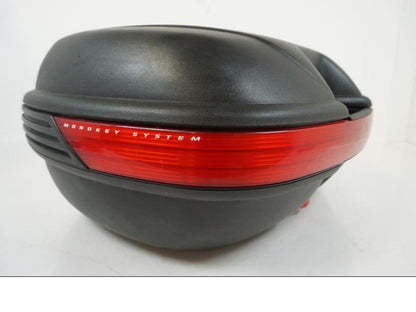 Snett uppifrån på Topbox från en Universal Universal -1990 motorcykel.