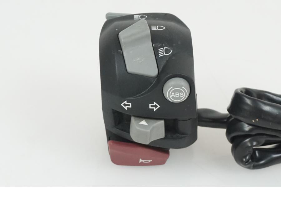 Baksidan på Styrelreglage från en BMW G 310 GS -2017 motorcykel.