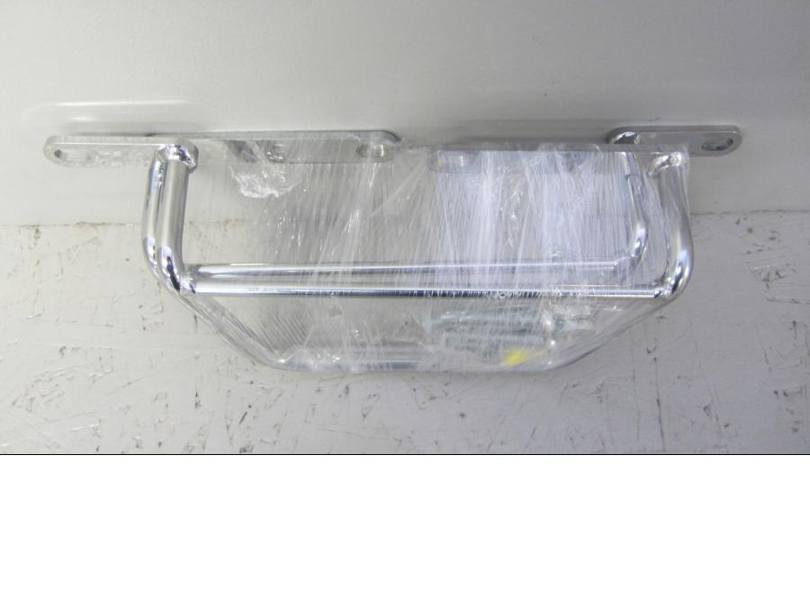 Baksidan på Sidoväskhållare från en Honda VT 750 -1999 motorcykel.