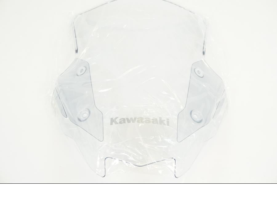 Baksidan på Vindruta från en Kawasaki Ninja 1000SX -2022 motorcykel.