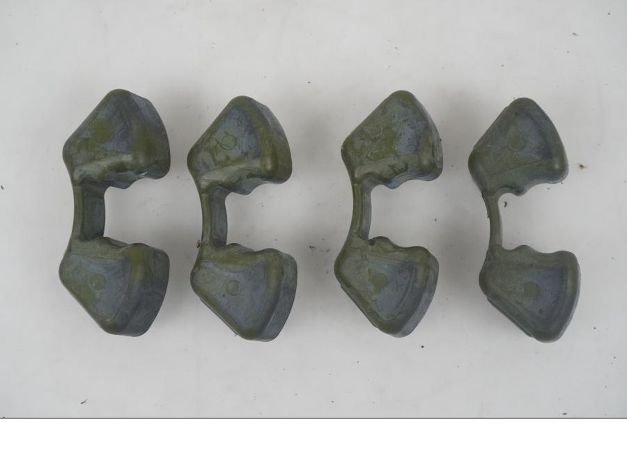 Baksidan på Ryckutjämnare från en Kawasaki VN 900 -2008 motorcykel.