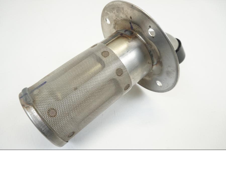 Framsidan på DB-killer från en Yamaha YFM 450 Grizzly -2018 motorcykel.