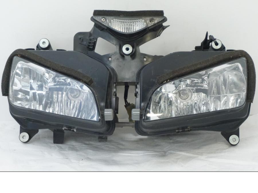 Framsidan på Strålkastare från en Honda CBR 1000 RR -2005 motorcykel.