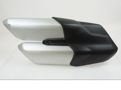 Framsidan på Ljuddämpare från en Ducati Multistrada 1260 -2019 motorcykel.