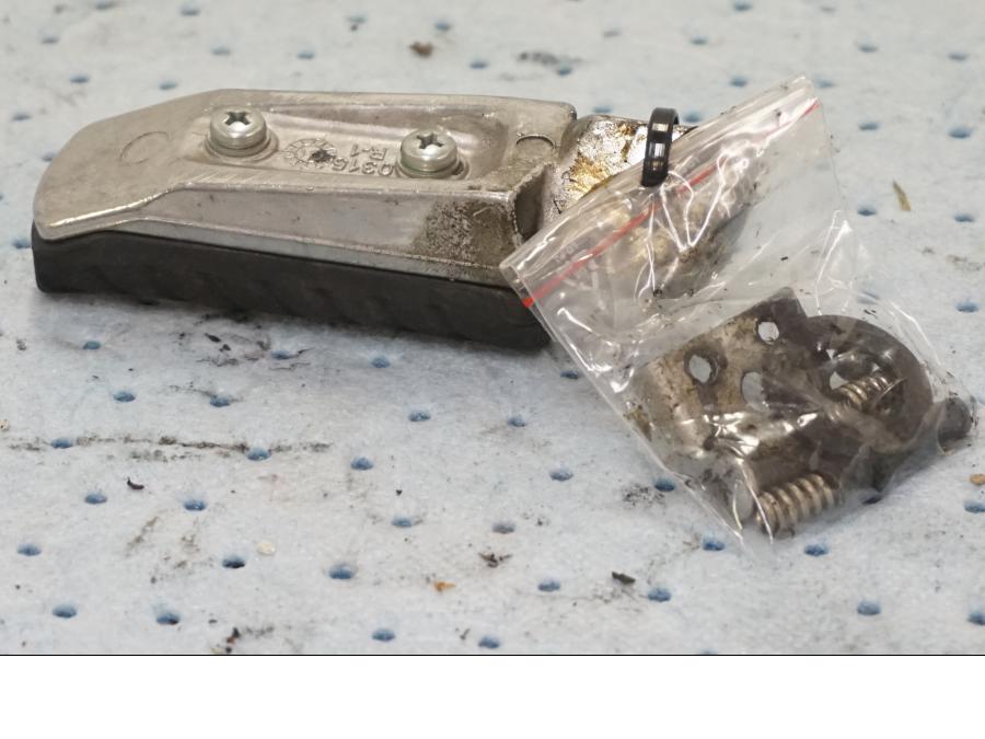 Baksidan på Fotpinne från en Kawasaki Ninja H2 -2019 motorcykel.