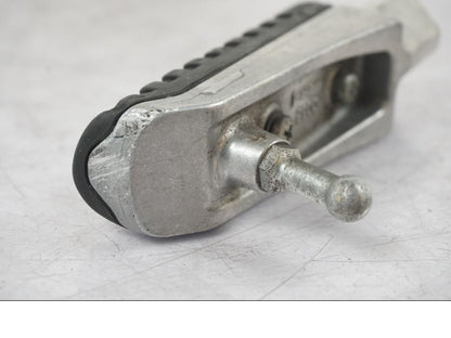 Snett uppifrån på Fotpinne från en Kawasaki ZZ-R 1400 -2009 motorcykel.