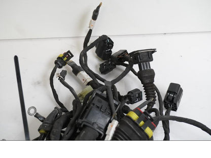 Snett uppifrån på Kabelstam från en Ducati Scrambler 800 -2016 motorcykel.