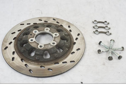 Framsidan på Bromsskiva från en Suzuki GSX 550 EF -1985 motorcykel.