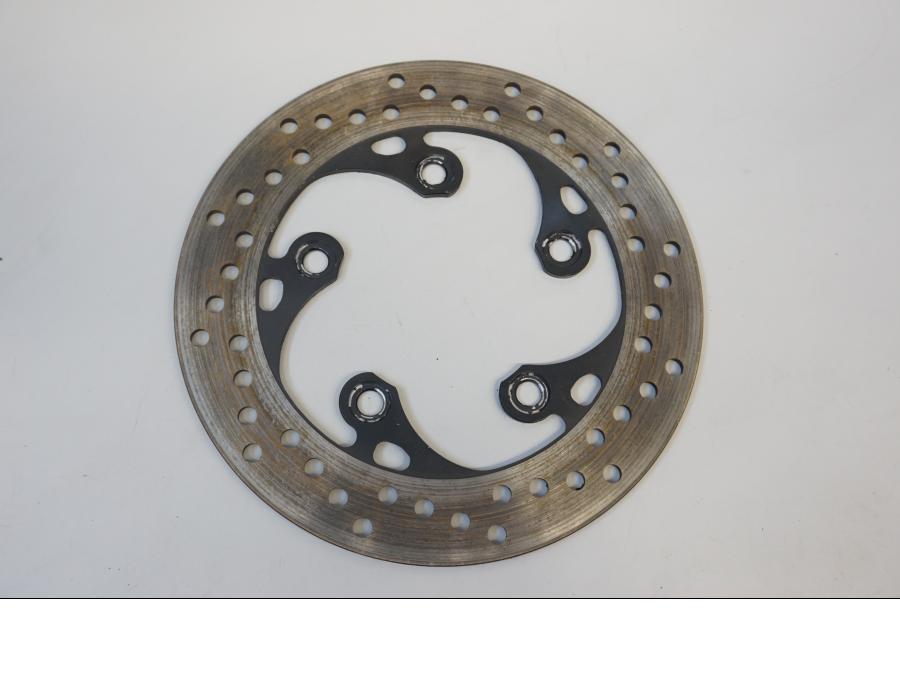 Framsidan på Bromsskiva från en Suzuki GSX-R 1000 -2013 motorcykel.