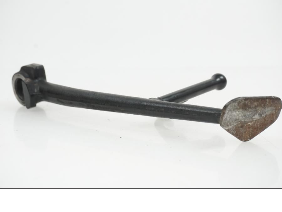 Snett uppifrån på Sidostöd från en Yamaha XJ 900 -1997 motorcykel.