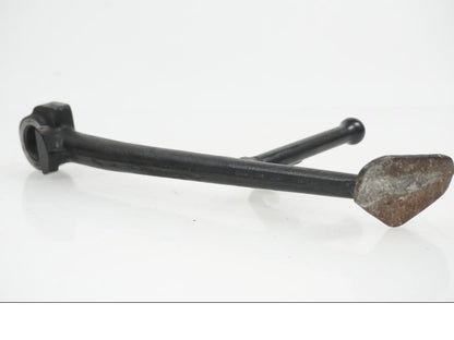 Snett uppifrån på Sidostöd från en Yamaha XJ 900 -1997 motorcykel.