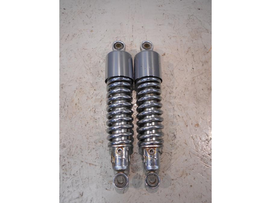 Framsidan på Stötdämpare från en Triumph Speedmaster -2010 motorcykel.