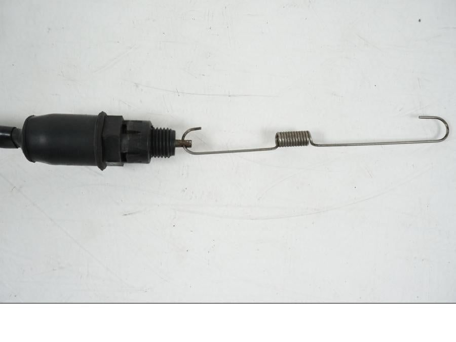 Snett nerifrån på Bromsljuskontakt från en Kawasaki Z 750 -2006 motorcykel.