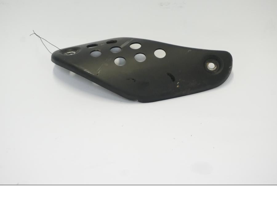 Snett uppifrån på Värmeskydd från en BMW G 650 GS -2011 motorcykel.