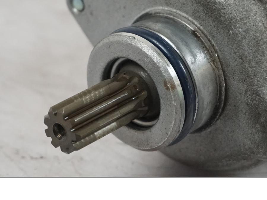 Baksidan på Startmotor från en KTM 690 SM R -2009 motorcykel.