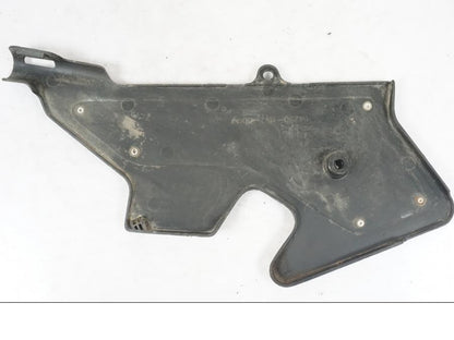 Snett uppifrån på Fotpinnehälskydd från en Honda CBR 1000 F -1999 motorcykel.