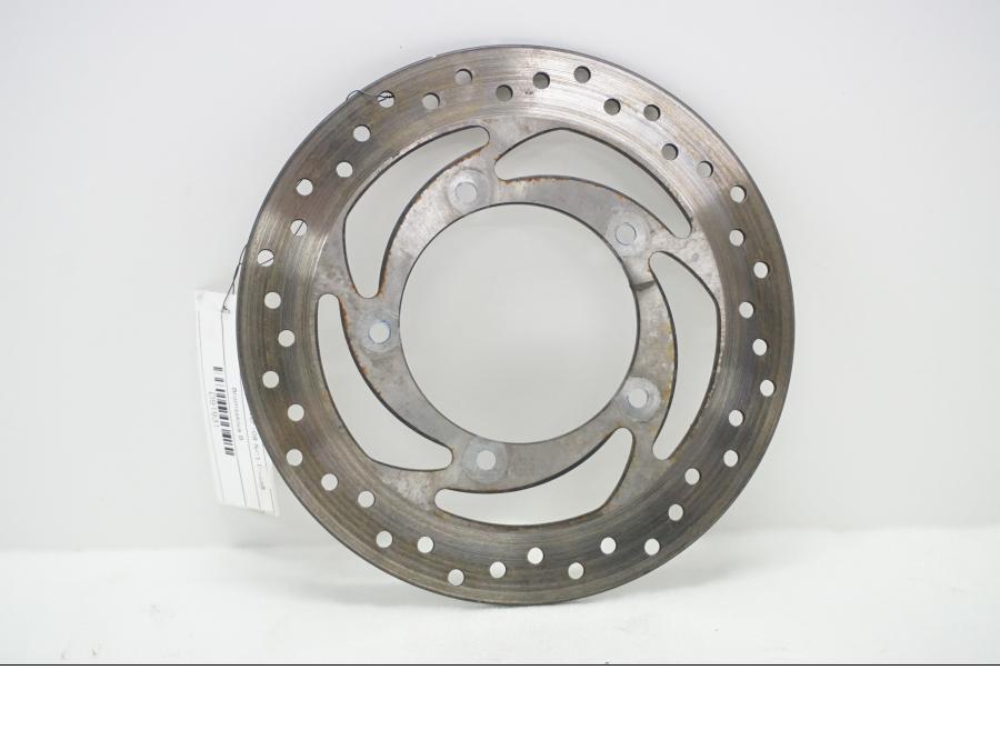Baksidan på Bromsskiva från en Aprilia SL 750 Shiver -2008 motorcykel.
