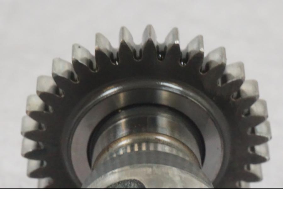 Snett uppifrån på Kamaxel från en BMW R 1200 GS -2018 motorcykel.