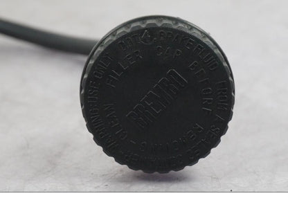 Snett nerifrån på Bromsvätskebehållare från en Ducati Multistrada V4 -2024 motorcykel.