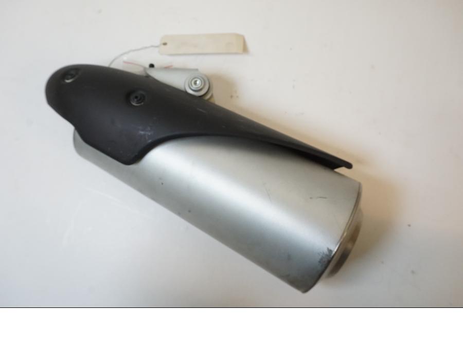 Framsidan på Ljuddämpare från en Ducati Monster 696 -2013 motorcykel.