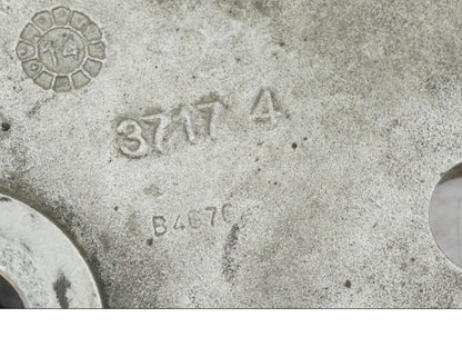 Snett nerifrån på Bromsoksfäste från en BMW F 700 GS -2014 motorcykel.