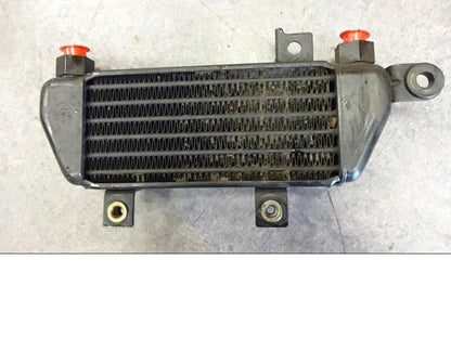 Baksidan på Oljekyl från en Triumph Tiger -2002 motorcykel.