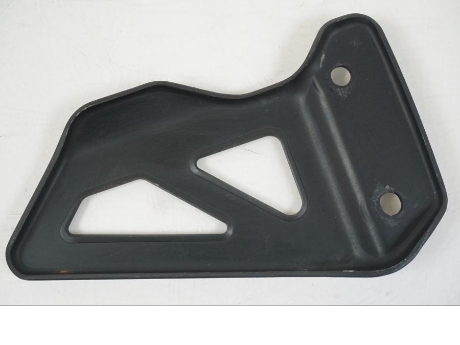 Snett uppifrån på Fotpinnehälskydd från en Suzuki GSX-R 750 -2001 motorcykel.