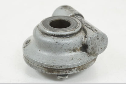 Snett uppifrån på Hastighetsdrivning från en Suzuki GS 1000 -1978 motorcykel.