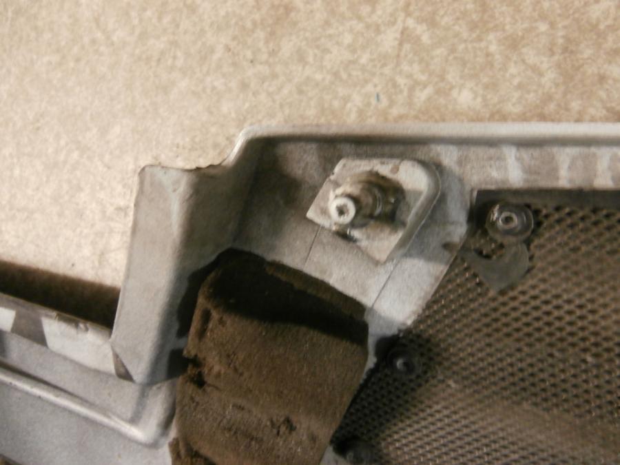 Snett uppifrån på Sidopanel från en Yamaha FJ 1200 -1986 motorcykel.