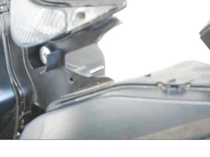 Snett uppifrån på Strålkastare från en Honda CBR 1000 RR -2005 motorcykel.