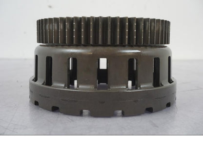 Snett uppifrån på Kopplingskorg från en BMW R 1200 GS -2018 motorcykel.