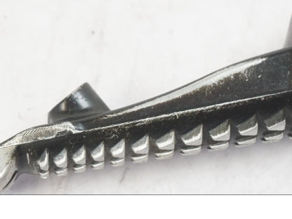 Snett nerifrån på Fotpinne från en Kawasaki ZX-10R -2008 motorcykel.